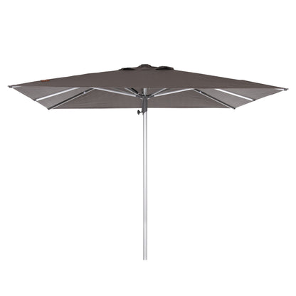 RPOFESSIONAL UMBRELLA 3x3m GLADELL HM6604.01 GREY SHADE-ANODIZED ALUMINUM