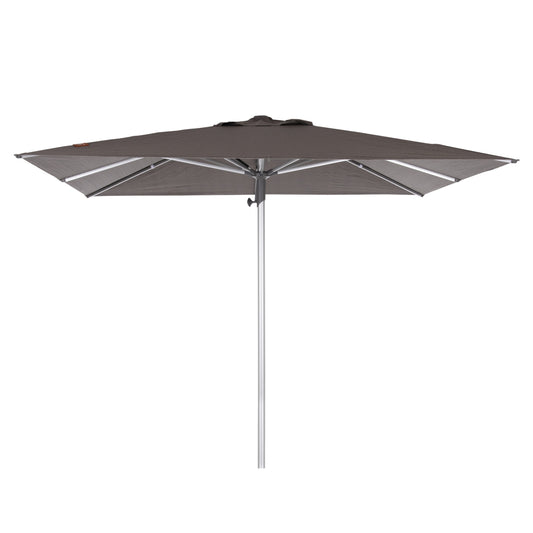RPOFESSIONAL UMBRELLA 3x3m GLADELL HM6604.01 GREY SHADE-ANODIZED ALUMINUM