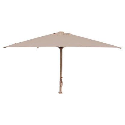 PROFESSIONAL UMBRELLA 4x4m GLADELL HM6605.02 HEAT TRANSFER ALUMINUM--ACRYLIC SHADE IN SAND BEIGE