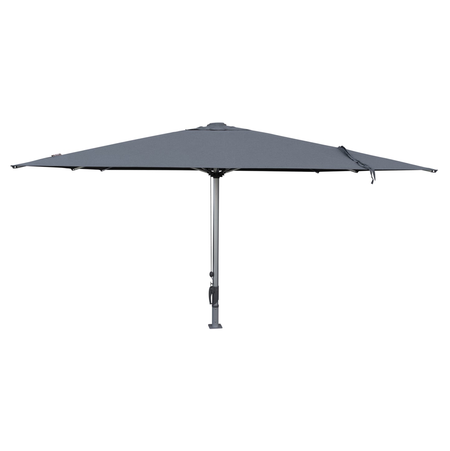 PROFESSIONAL UMBRELLA 4x4x3.55Hm GLADELL HM6605.01 ANODIZED ALUMINUM--ACRYLIC SHADE IN GREY