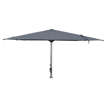 PROFESSIONAL UMBRELLA 4x4x3.55Hm GLADELL HM6605.01 ANODIZED ALUMINUM--ACRYLIC SHADE IN GREY