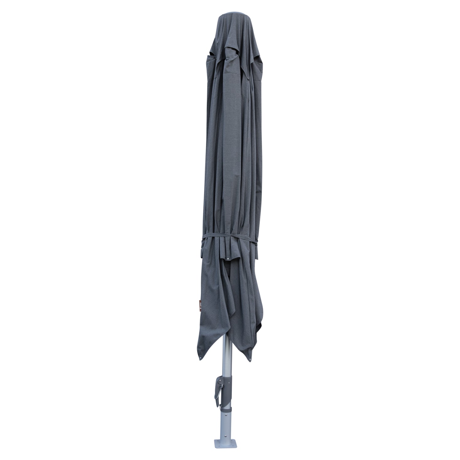 PROFESSIONAL UMBRELLA 4x4x3.55Hm GLADELL HM6605.01 ANODIZED ALUMINUM--ACRYLIC SHADE IN GREY