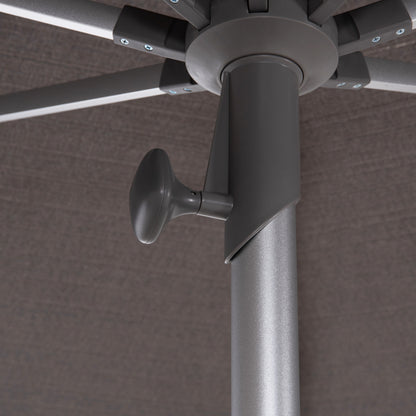 PROFESSIONAL UMBRELLA Φ3,00m GLADELL HM6603.01 GREY SHADE-ANODIZED ALUMINUM (WITHOUT BASE)