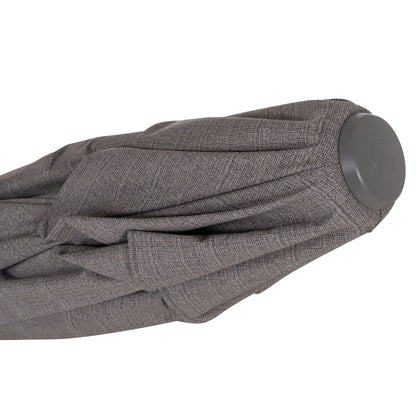 PROFESSIONAL UMBRELLA Φ3,00m GLADELL HM6603.01 GREY SHADE-ANODIZED ALUMINUM (WITHOUT BASE)