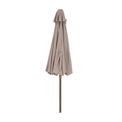 PROFESSIONAL UMBRELLA Φ3,00m GLADELL HM6603.02 BEIGE SHADE-HEAT TRANSFER ALUMINUM (WITHOUT BASE)