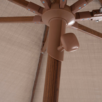 PROFESSIONAL UMBRELLA Φ3,00m GLADELL HM6603.02 BEIGE SHADE-HEAT TRANSFER ALUMINUM (WITHOUT BASE)