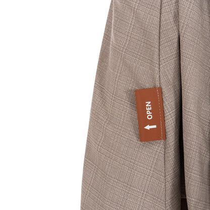 PROFESSIONAL UMBRELLA Φ3,00m GLADELL HM6603.02 BEIGE SHADE-HEAT TRANSFER ALUMINUM (WITHOUT BASE)