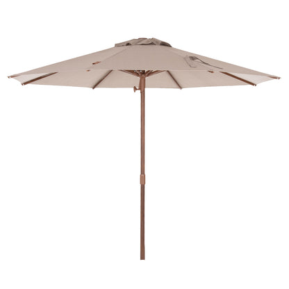 PROFESSIONAL UMBRELLA Φ3,00m GLADELL HM6603.02 BEIGE SHADE-HEAT TRANSFER ALUMINUM (WITHOUT BASE)