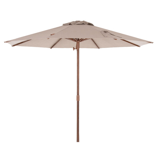 PROFESSIONAL UMBRELLA Φ3,00m GLADELL HM6603.02 BEIGE SHADE-HEAT TRANSFER ALUMINUM (WITHOUT BASE)