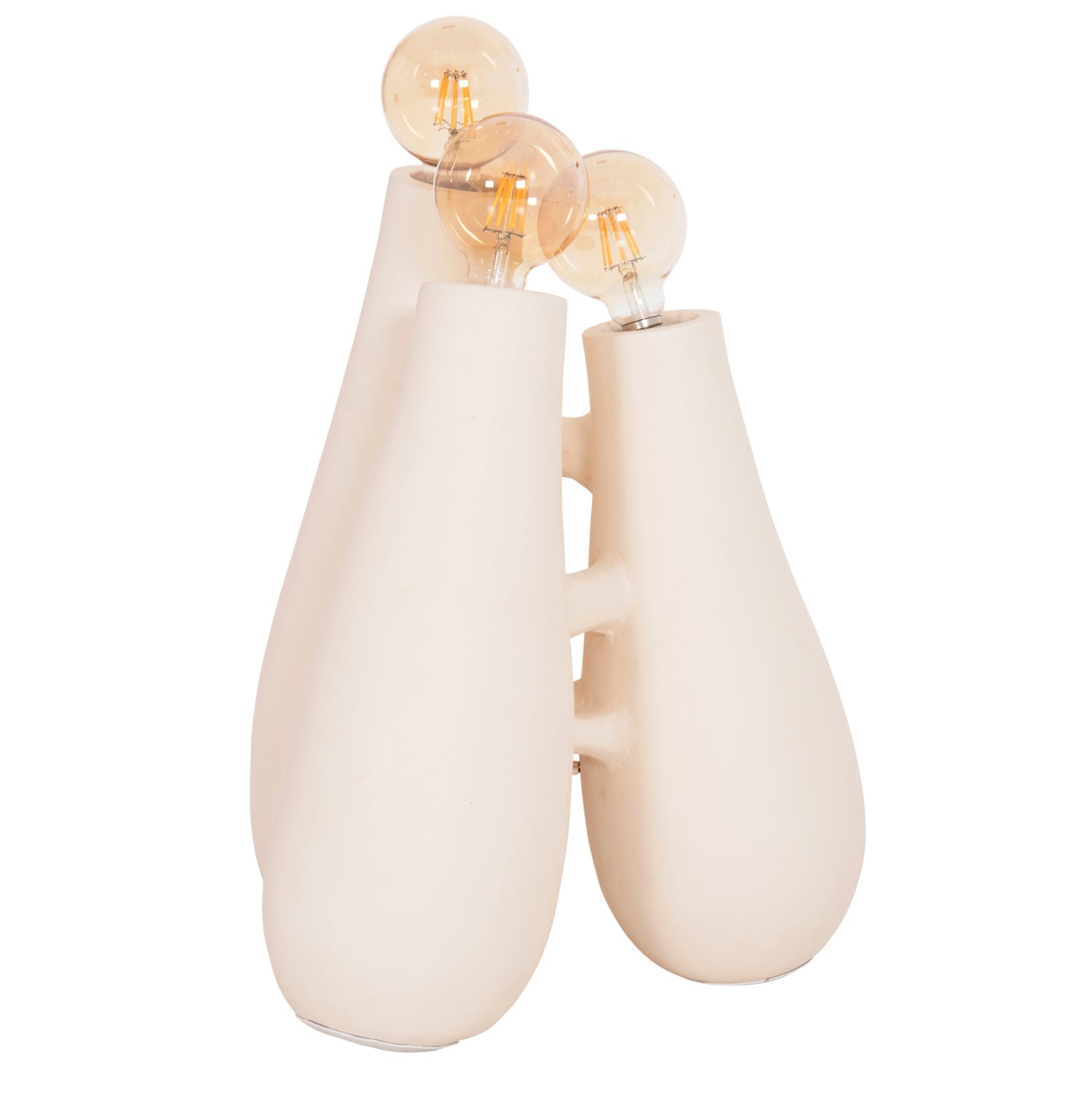 FLOOR LAMP TRILUX HM4700.02 TERRACOTTA IN OFF WHITE--[Ε27x3]-45x45x50Hcm.