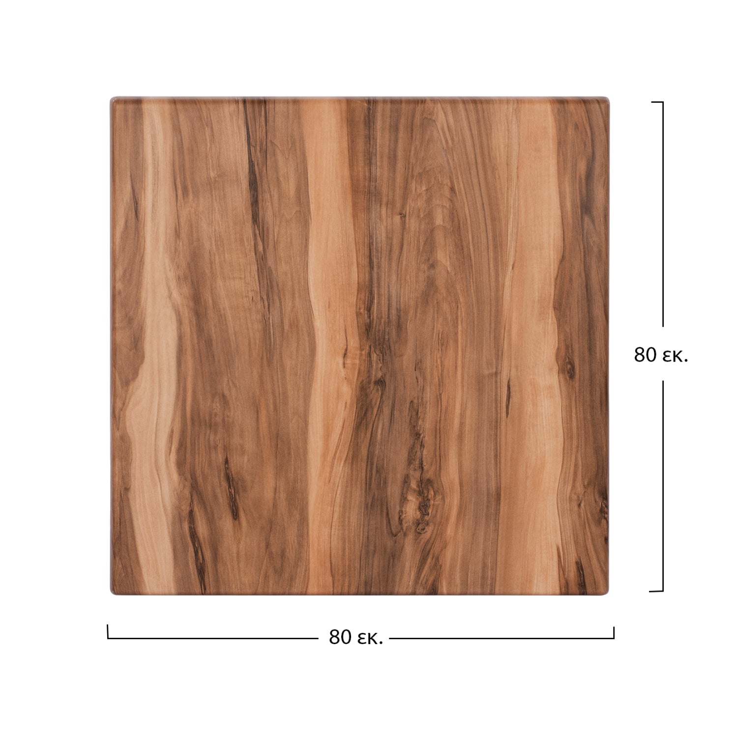 Table Desktop 525 Werzalit 80x80 Indian Sesami HM5231.10