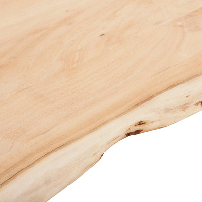 TABLETOP-SOLID ACACIA WOOD HM8505.21 NATURAL WOOD COLOR 160x90x4(thickness) cm.
