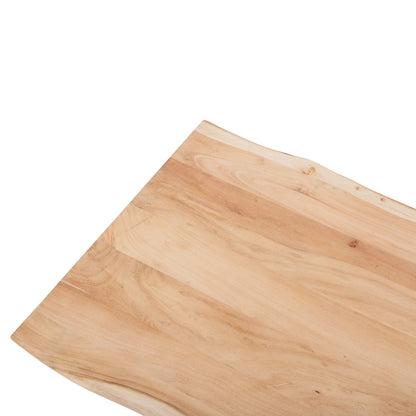TABLETOP-SOLID ACACIA WOOD HM8506.21 NATURAL WOOD COLOR 200x95x4(thickness) cm.