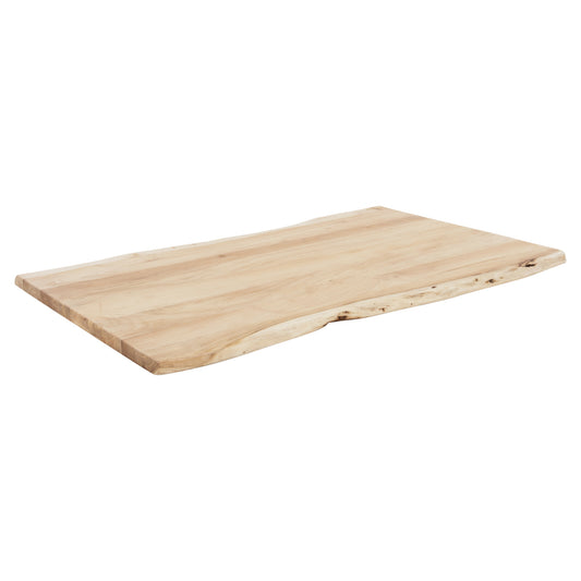 TABLETOP-SOLID ACACIA WOOD HM8465.21 NATURAL WOOD COLOR 140x80x4(thickness) cm.