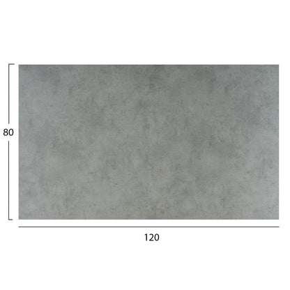 HPL TABLETOP HM5840.32 RECTANGULAR IN CEMENT COLOR 120x80cm.