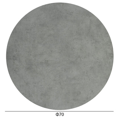 HPL TABLETOP HM5842.32 ROUND IN CEMENT Φ70cm.