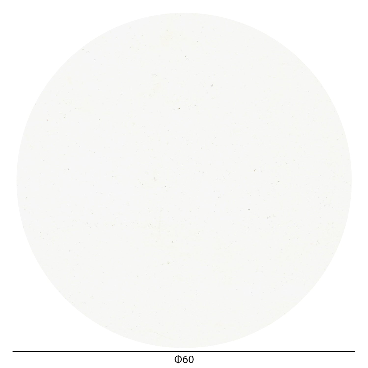 HPL TABLETOP HM5841.23 ROUND IN WHITE Φ60cm.