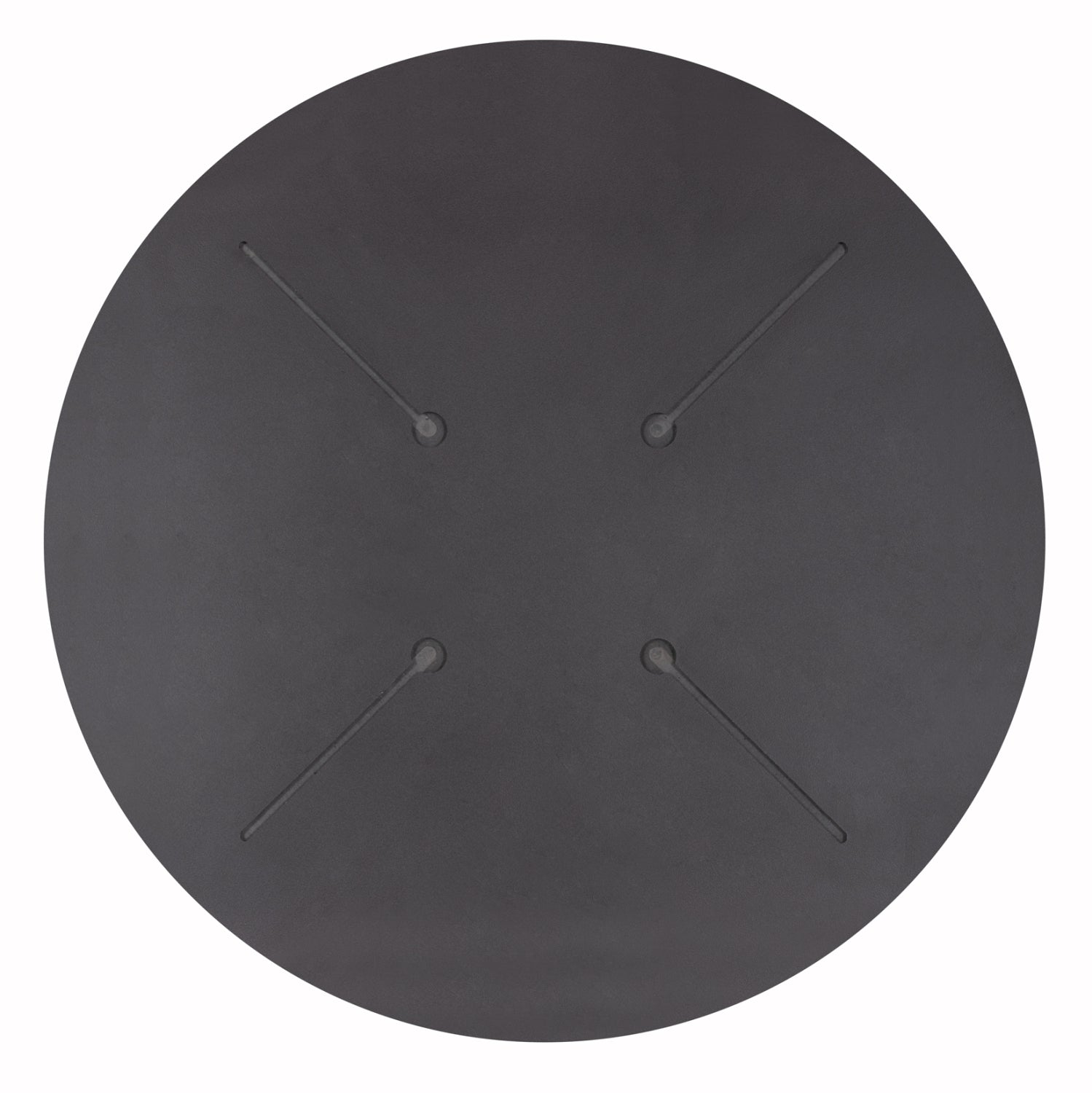 HPL TABLETOP HM5841.21 ROUND IN BLACK Φ60cm.