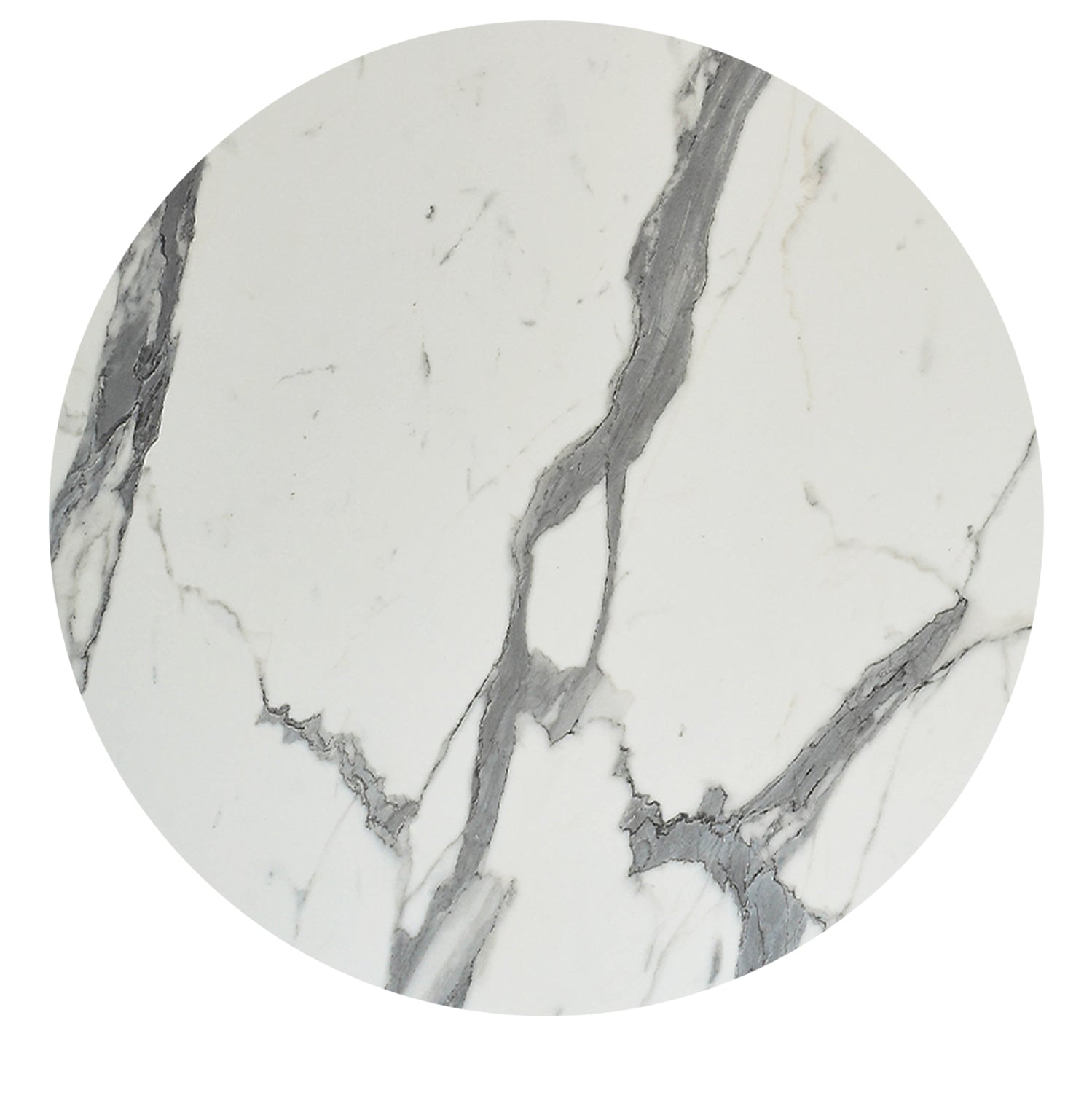 HPL TABLETOP HM6351.31 ROUND IN WHITE MARBLE Φ120cm.