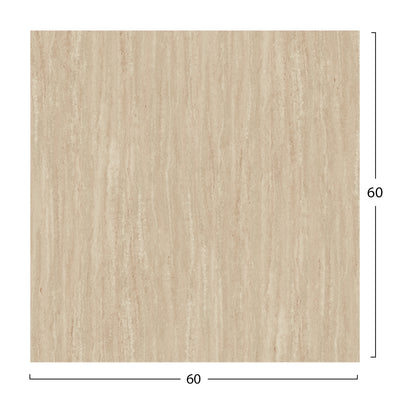 HPL TABLETOP HM5837.35 SQUARE IN TRAVERTINE COLOR 60X60cm