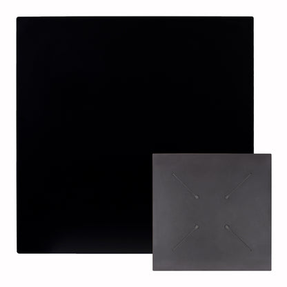 HPL TABLETOP HM5837.21 SQUARE IN BLACK COLOR 60X60cm