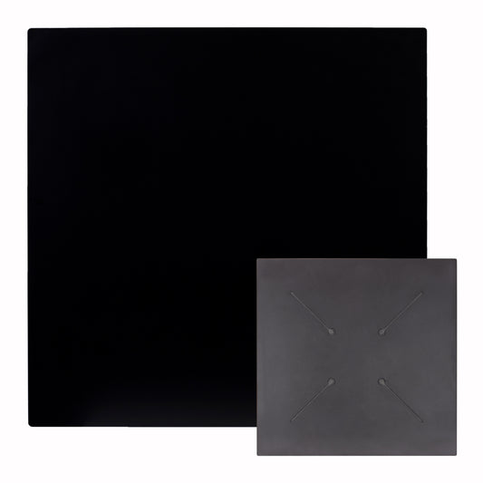 HPL TABLETOP HM5837.21 SQUARE IN BLACK COLOR 60X60cm