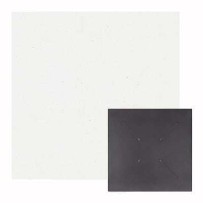 HPL TABLETOP HM5837.23 SQUARE IN WHITE COLOR 60X60cm