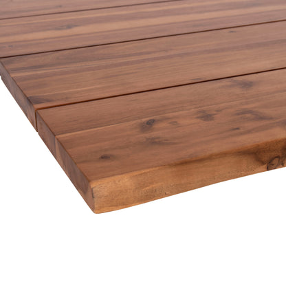 TABLETOP RECTANGULAR HM6302.01 SOLID ACACIA WOOD IN NATURAL COLOR--160x80x3.5 (thickness)cm.
