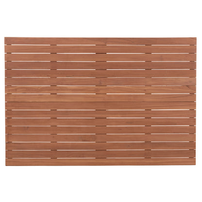 TABLETOP RECTANGULAR HM18138 TEAK WOOD--NATURAL COLOR 120x80x4(thickness)cm.