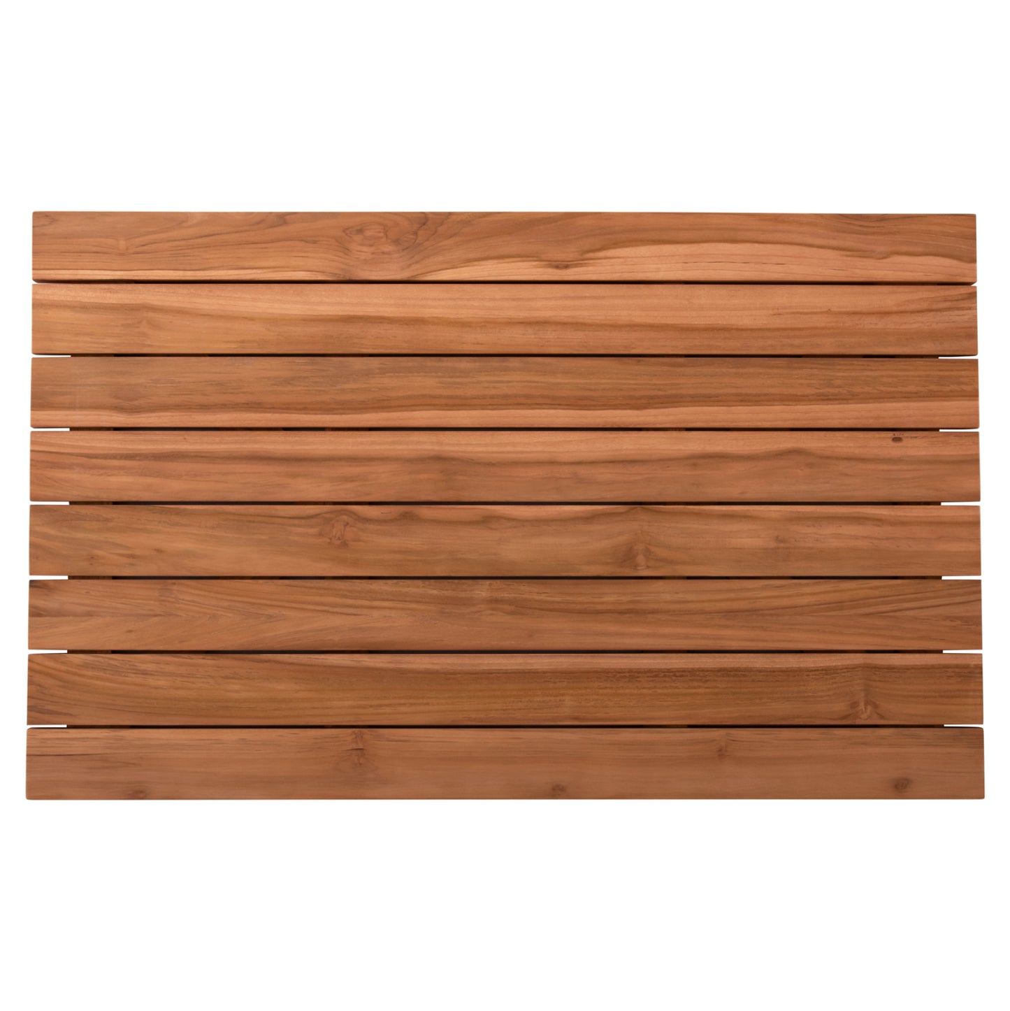 TABLETOP RECTANGULAR HM6138 SOLID TEAK WOOD IN NATURAL COLOR 130x80.5x2.5(thickness)cm.