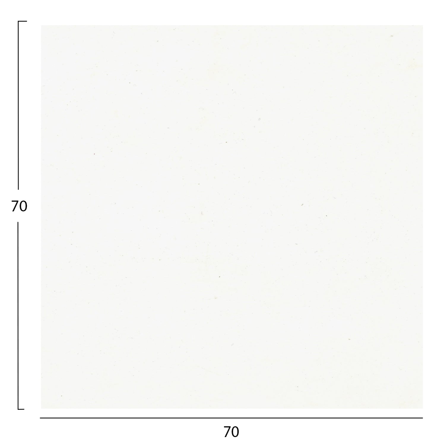 SQUARE HPL TABLETOP HM5838.23 WHITE 70x70cm.