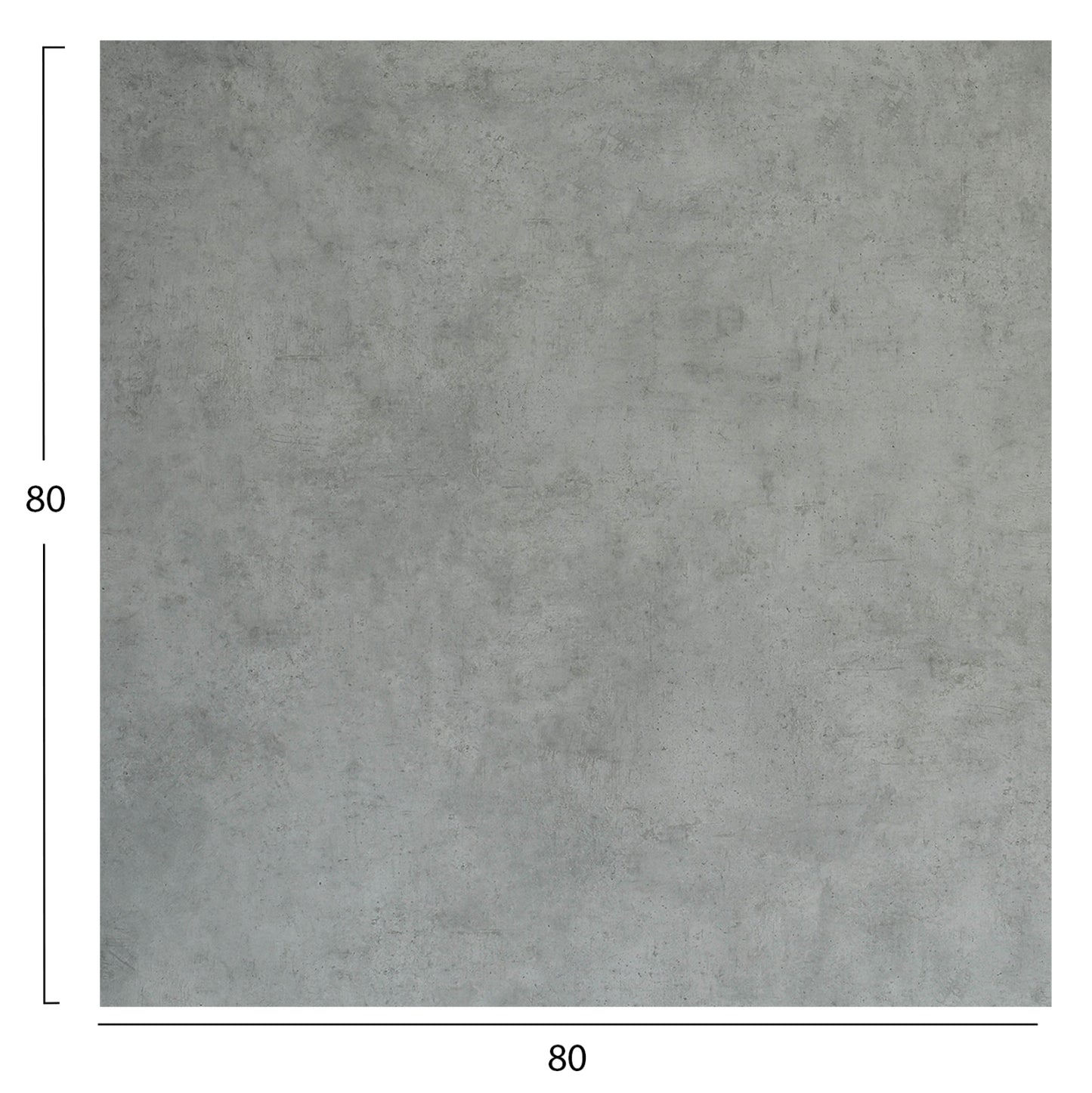 SQUARE HPL TABLETOP HM5839.32 CEMENT 80x80cm.