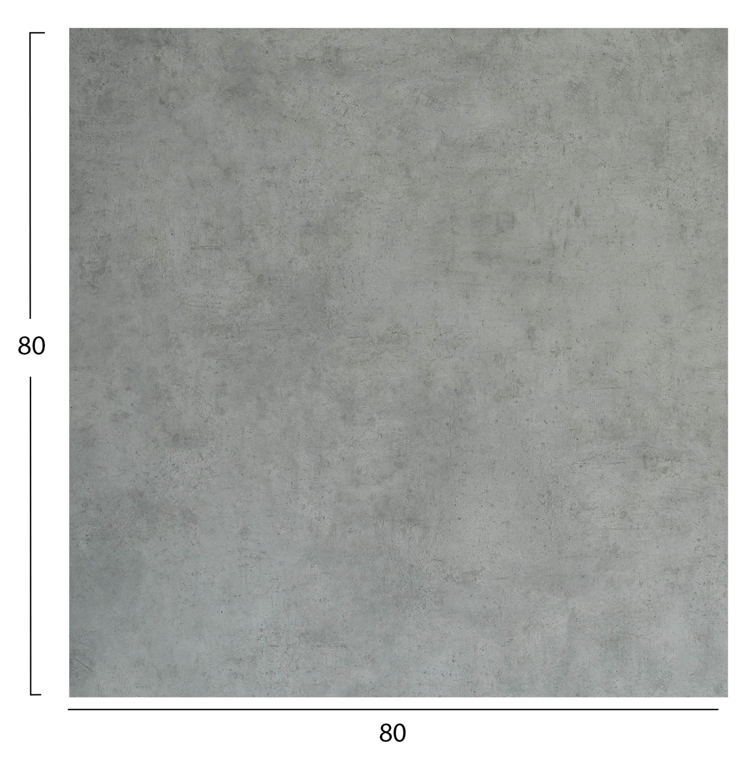 SQUARE HPL TABLETOP HM5839.32 CEMENT 80x80cm.