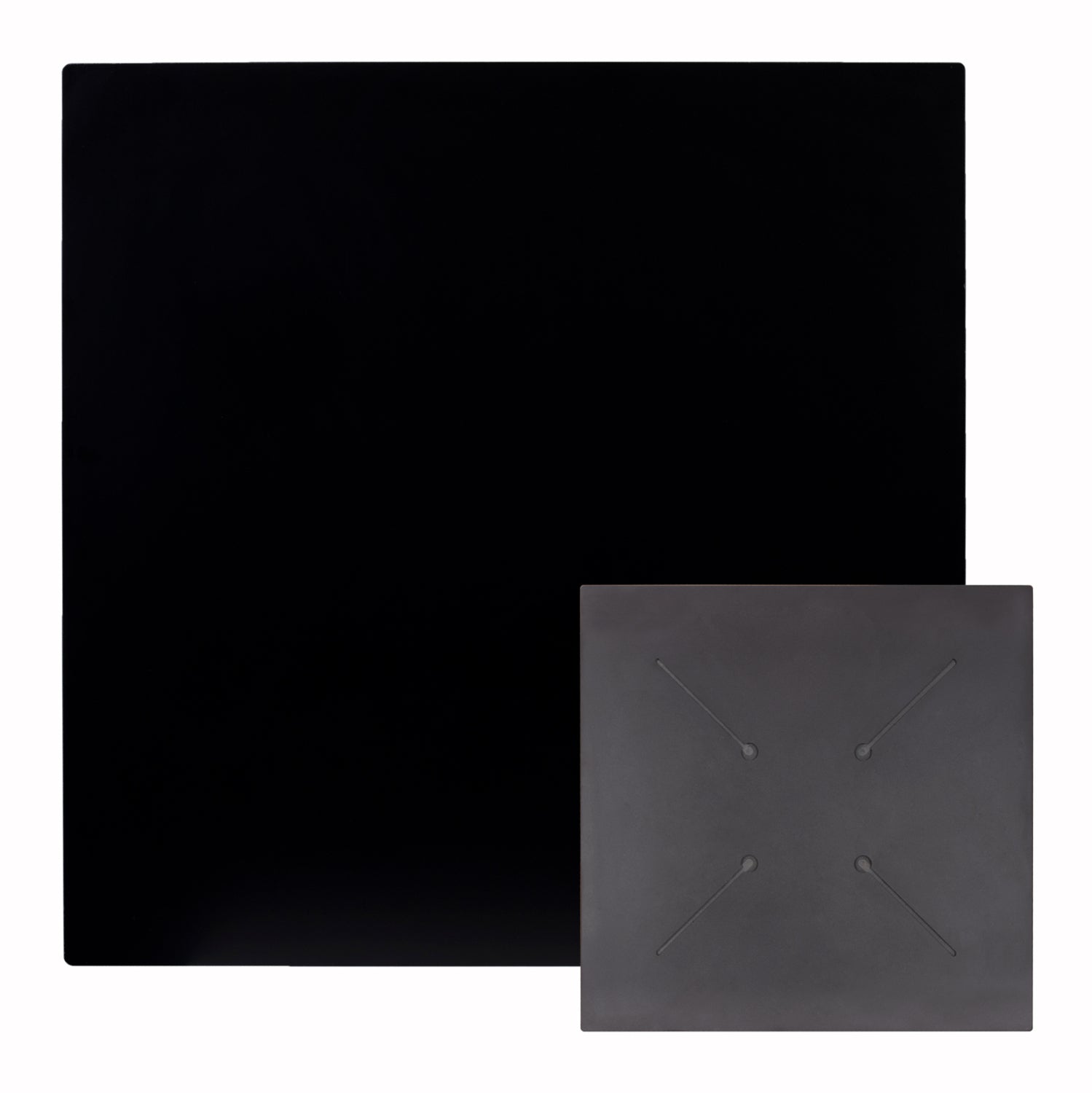 SQUARE HPL TABLETOP HM5839.21 BLACK 80x80cm.