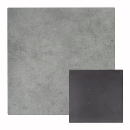 SQUARE HPL TABLETOP HM5839.32 CEMENT 80x80cm.