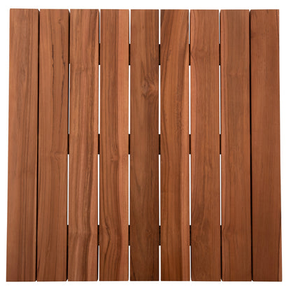TABLETOP SQUARE HM6139 SOLID TEAK WOOD IN NATURAL COLOR 80x80x4(thickness)cm.