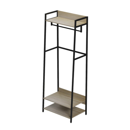 ENTRYWAY FURNITURE/OPEN ACCESS WARDROBE ARANJA HM18085 METAL-MELAMINE 64x40x169Hcm.