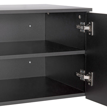 ENTRYWAY FURNITURE SET WITH MIRROR MYLES HM18080.02 MELAMINE IN SONAMA-GREY 100x37x200Hcm.