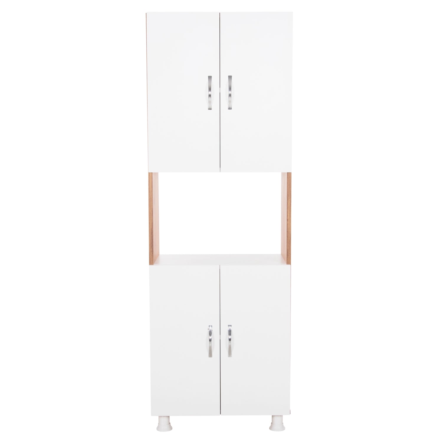 KITCHEN FURNITURE/CABINET RAD HM18196.04 MELAMINE IN NATURAL COLOR-WHITE 55,5x32x165Hcm.