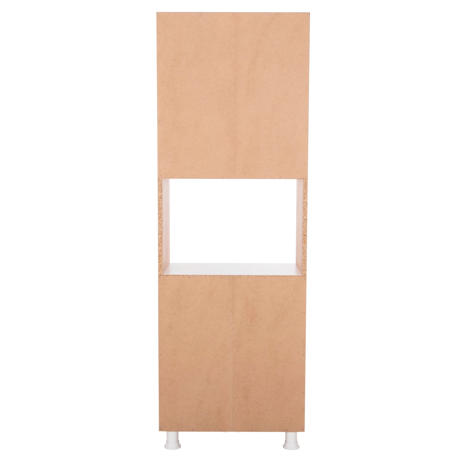 KITCHEN FURNITURE/CABINET RAD HM18196.04 MELAMINE IN NATURAL COLOR-WHITE 55,5x32x165Hcm.
