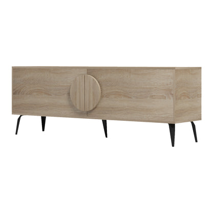 TV FURNITURE SAVORE HM18369.01 MELAMINE IN SONAMA 140Χ35.5Χ51Hcm.