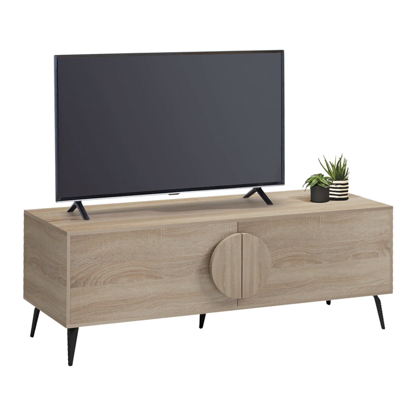 TV FURNITURE SAVORE HM18369.01 MELAMINE IN SONAMA 140Χ35.5Χ51Hcm.
