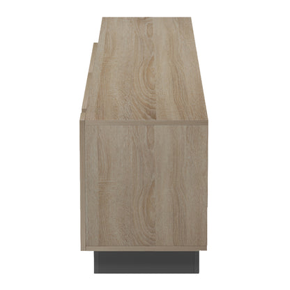 TV FURNITURE NOURISHE HM18373.13 MELAMINE SONAMA-GREY 214Χ35Χ45Hcm.
