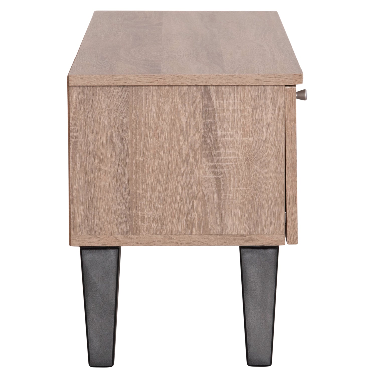 TV FURNITURE IREN HM2481.01 MELAMINE IN SONAMA OAK-BLACK 120x32,5-34x41Hcm.