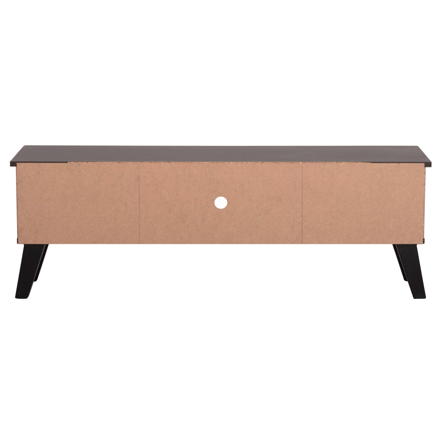 TV FURNITURE IREN HM2481.02 MELAMINE IN WALNUT-BLACK 120x32,5-34x41Hcm.