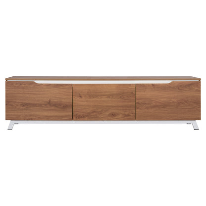 TV FURNITURE KIMIA HM8902.12 MELAMINE NATURAL-WHITE 180Χ35Χ48,5Hcm.