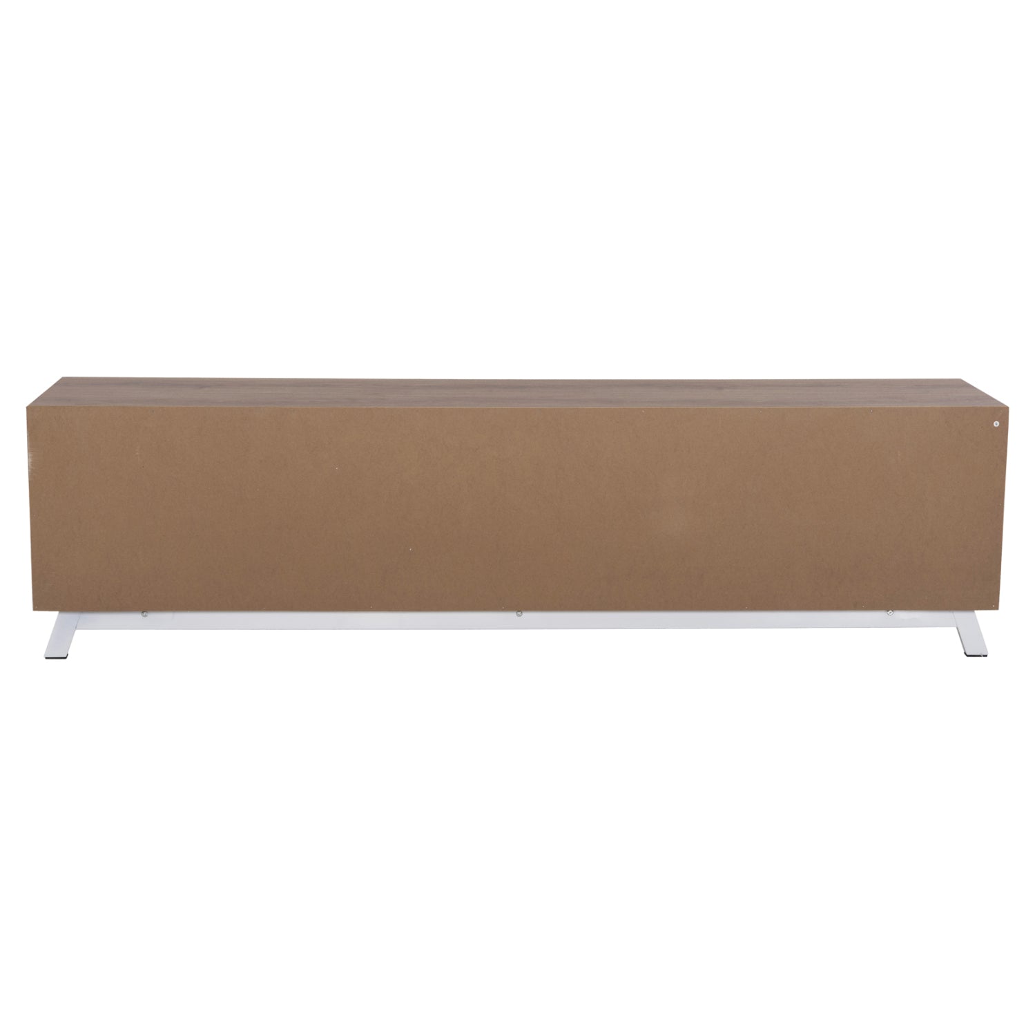 TV FURNITURE KIMIA HM8902.12 MELAMINE NATURAL-WHITE 180Χ35Χ48,5Hcm.