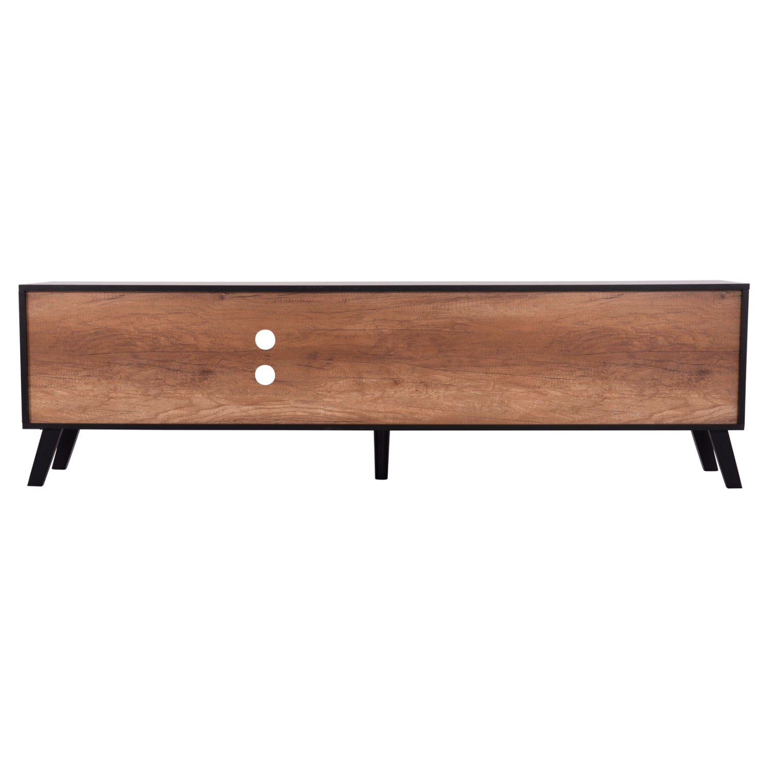 TV STAND KRUDEN HM9447.11 MELAMINE IN BLACK-NATURAL 180x40x51Hcm.