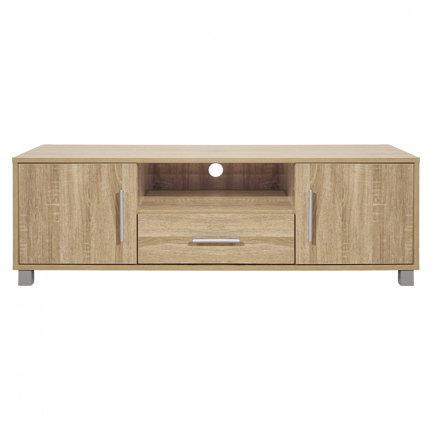 TV FURNITURE MACIE HM2203.02 MELAMINE IN SONAMA 120x40x39Hcm.