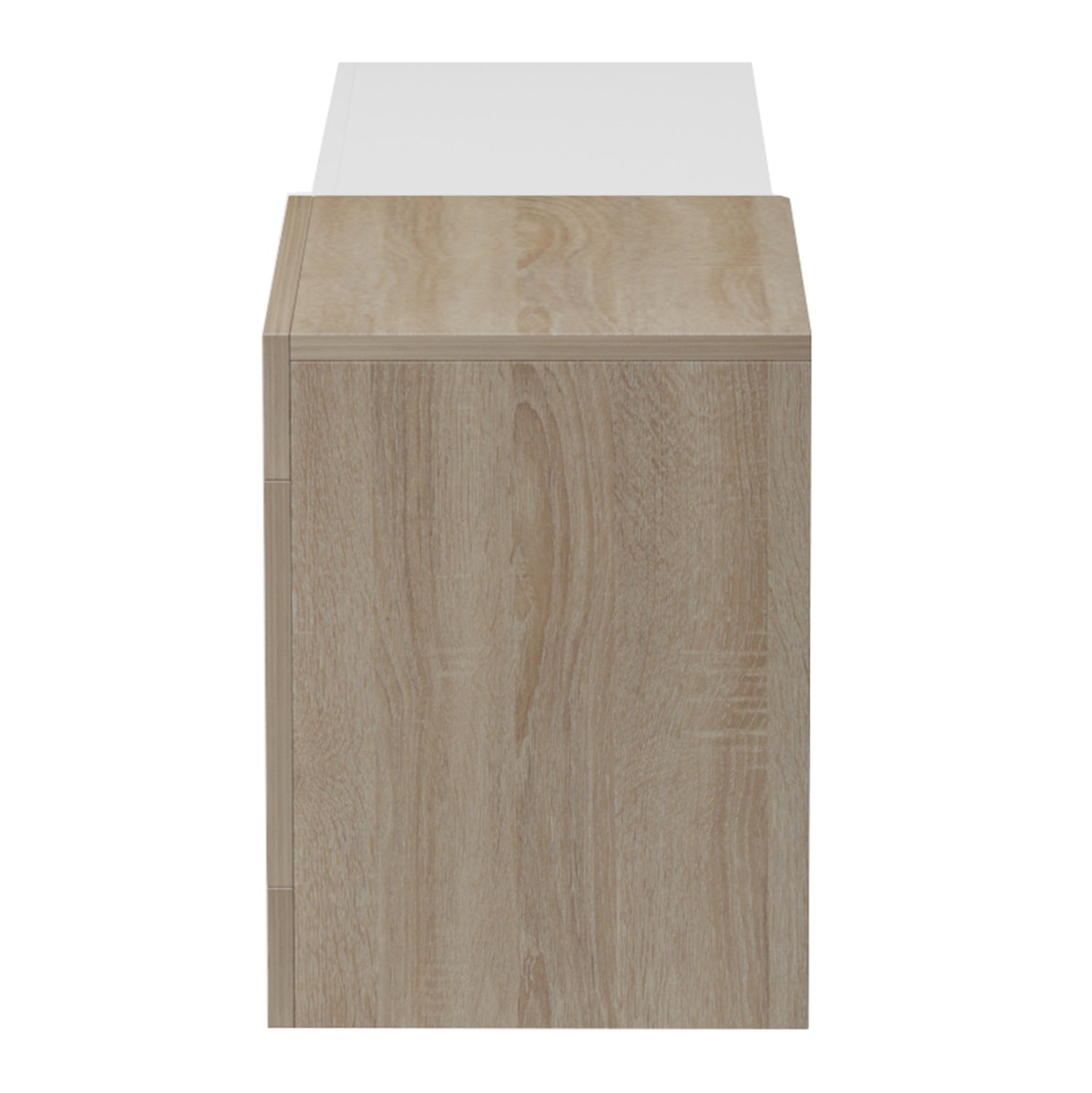 ON-WALL TV FURNITURE ESSENZA HM18372.11 MELAMINE SONAMA/WHITE 150x29.6x38.6Hcm.